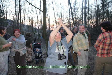 Indiánka Bobina tančí