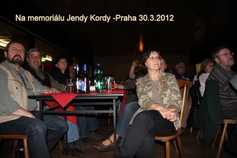 Na memoriálu Jendy Kordy - Praha 30.3.2012